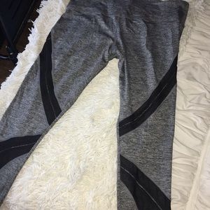 WORN ONCE, mesh workout leggings